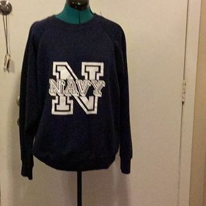 Mens XL (46-48) Navy Sweatshirt long sleeves